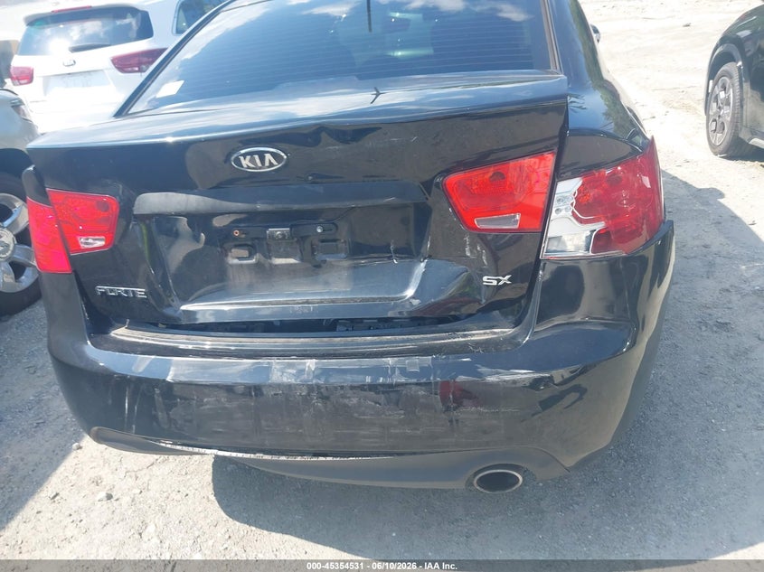 2010 Kia Forte VIN KNAFW4A35A5041105 IAAI salvage auction — REAR END, Salvage (Georgia), sold $400 on 2026-07-09 (photo 6)