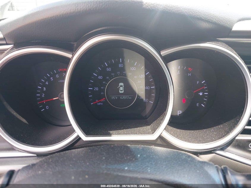2015 Kia Optima VIN 5XXGM4A7XFG488189 IAAI salvage auction — FRONT END, Clear (Indiana), sold $1,700 on 2026-07-15 (photo 7)