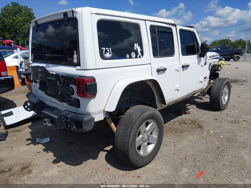 2020 Jeep Wrangler / VIN 1C4HJXFG4LW217629 IAAI salvage auction — ROLLOVER, Salvage (Tennessee), sold $5,500 on 2026-07-09 (photo 4)