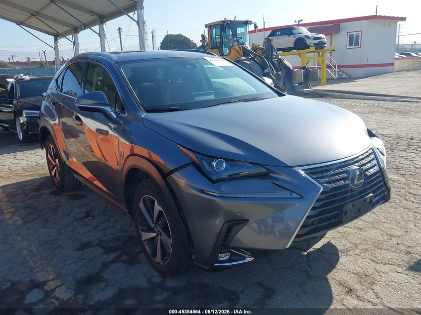 2021 Lexus Nx VIN JTJGARBZ4M2199413 IAAI salvage auction — REAR END, Salvage (California), sold $7,800 on 2026-07-29 (photo 1)