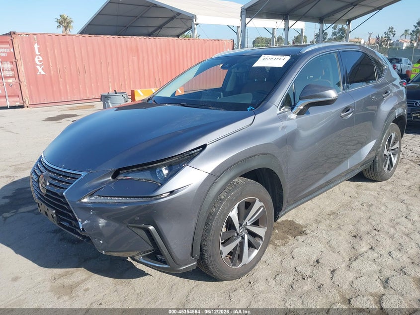 2021 Lexus Nx VIN JTJGARBZ4M2199413 IAAI salvage auction — REAR END, Salvage (California), sold $7,800 on 2026-07-29 (photo 2)