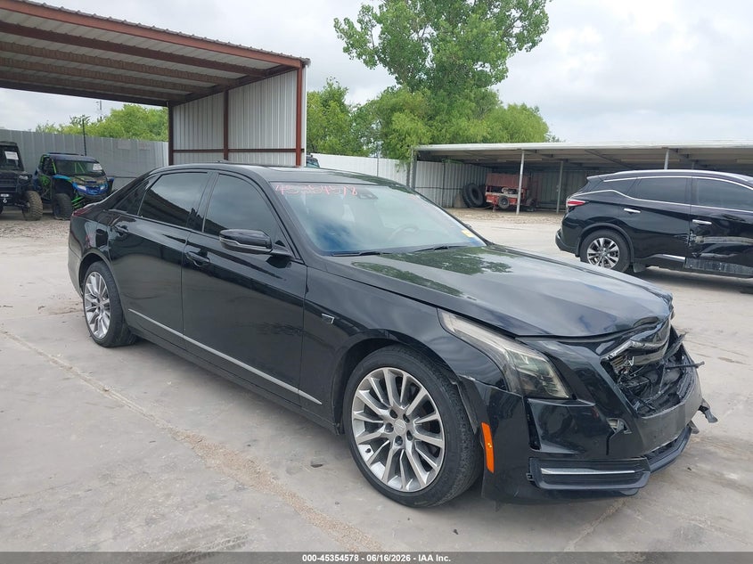 2016 Cadillac Ct6 VIN 1G6KA5RX9GU154702 IAAI salvage auction — FRONT END, Salvage (Texas), sold $3,675 on 2026-07-23 (photo 1)