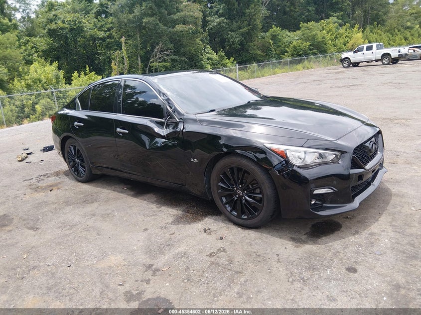 2020 Infiniti Q50 VIN JN1EV7AP0LM205782 IAAI salvage auction — ROOF, Wait Title, sold $3,400 on 2026-09-15 (photo 1)