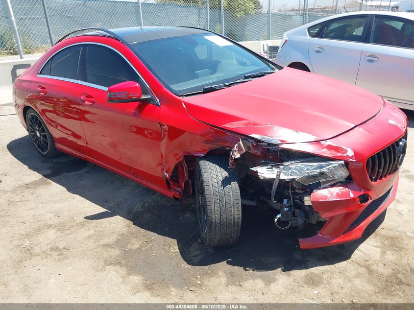 2014 Mercedes-benz Cla-klasse VIN WDDSJ4EB9EN137204 IAAI salvage auction — RIGHT FRONT, Salvage (California), sold $875 on 2026-07-17 (photo 1)