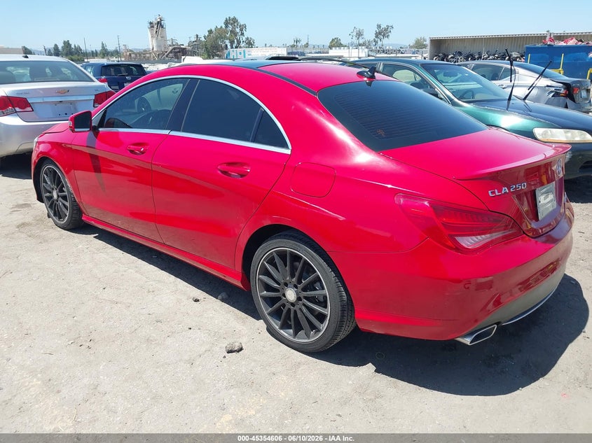 2014 Mercedes-benz Cla-klasse VIN WDDSJ4EB9EN137204 IAAI salvage auction — RIGHT FRONT, Salvage (California), sold $875 on 2026-07-17 (photo 3)