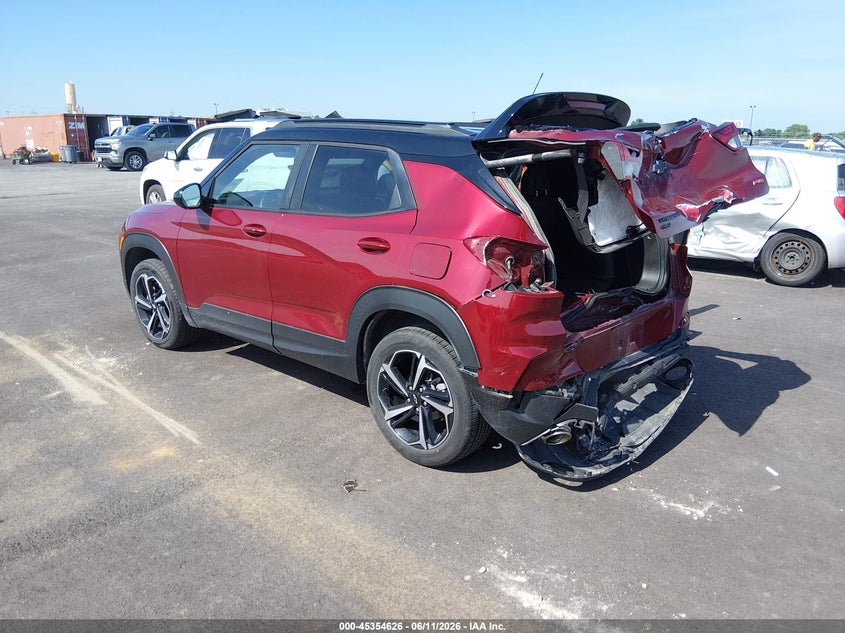2023 Chevrolet Trailblazer VIN KL79MUSL9PB217892 IAAI salvage auction — REAR END, Salvage (Illinois), sold $7,550 on 2026-07-14 (photo 3)