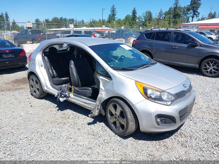 2013 Kia Rio VIN KNADN5A35D6229363 IAAI salvage auction — RIGHT SIDE, Bill Of Sale (Washington), sold $275 on 2026-07-08 (photo 1)