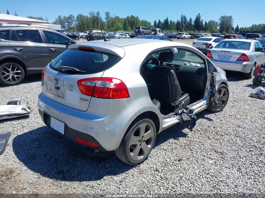 2013 Kia Rio VIN KNADN5A35D6229363 IAAI salvage auction — RIGHT SIDE, Bill Of Sale (Washington), sold $275 on 2026-07-08 (photo 4)