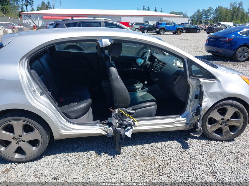 2013 Kia Rio VIN KNADN5A35D6229363 IAAI salvage auction — RIGHT SIDE, Bill Of Sale (Washington), sold $275 on 2026-07-08 (photo 6)
