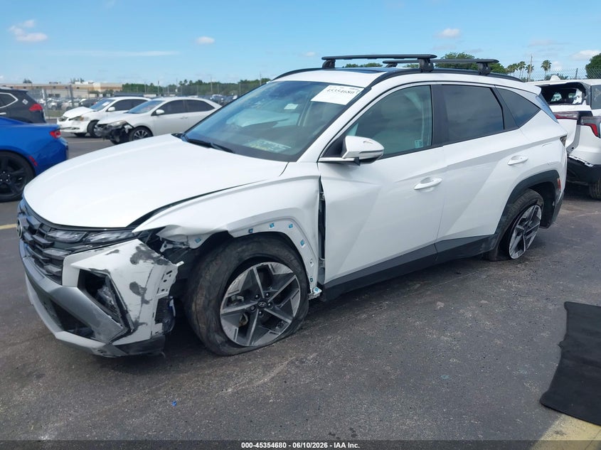 2025 Hyundai Tucson VIN 3KMJC3DE6SE014897 IAAI salvage auction — LEFT SIDE, Salvage Title, sold $10,150 on 2026-07-30 (photo 2)