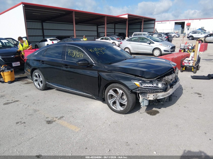 2018 Honda Accord VIN 1HGCV2F54JA020536 IAAI salvage auction — FRONT END, Salvage (Missouri), sold $3,500 on 2026-07-19 (photo 1)