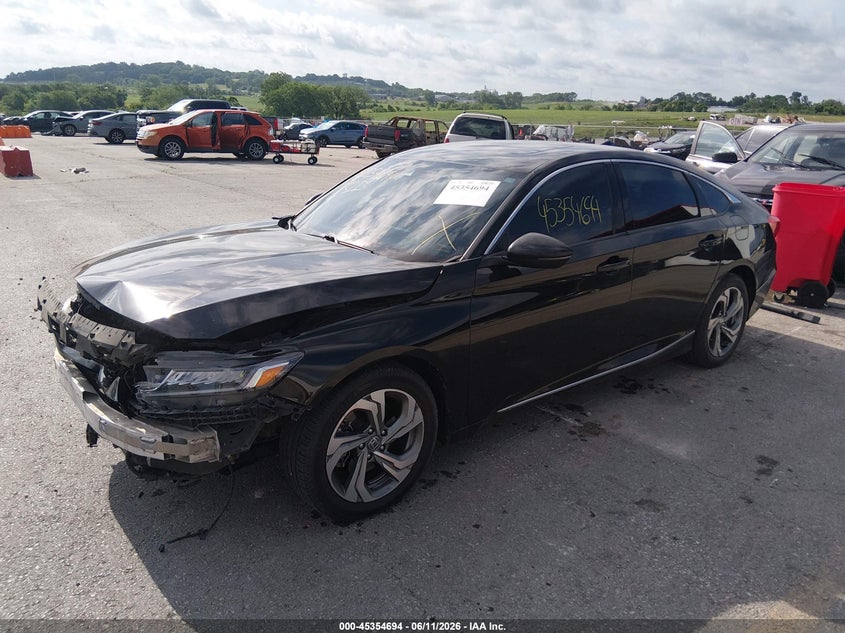 2018 Honda Accord VIN 1HGCV2F54JA020536 IAAI salvage auction — FRONT END, Salvage (Missouri), sold $3,500 on 2026-07-19 (photo 2)