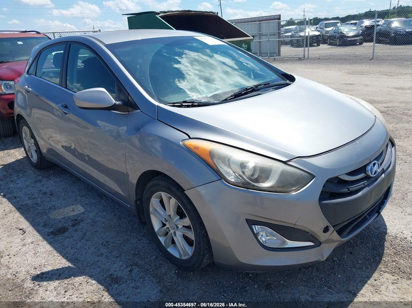 2013 Hyundai Elantra VIN KMHD35LE8DU031066 IAAI salvage auction — NORMAL WEAR, Clear (Oklahoma), sold $550 on 2026-07-07 (photo 1)