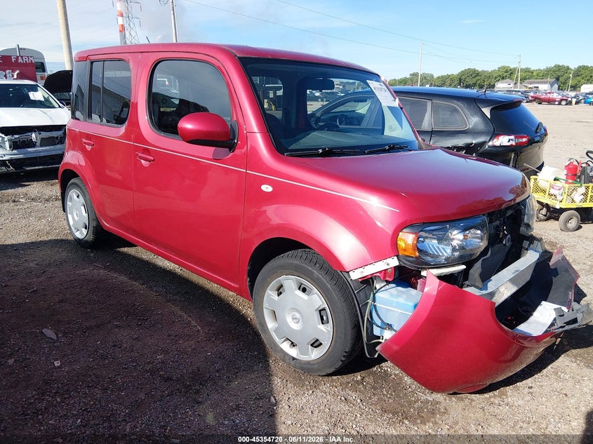 2011 Nissan Cube VIN JN8AZ2KR9BT206988 IAAI salvage auction — FRONT END, Clear (Indiana), sold $975 on 2026-07-22 (photo 1)
