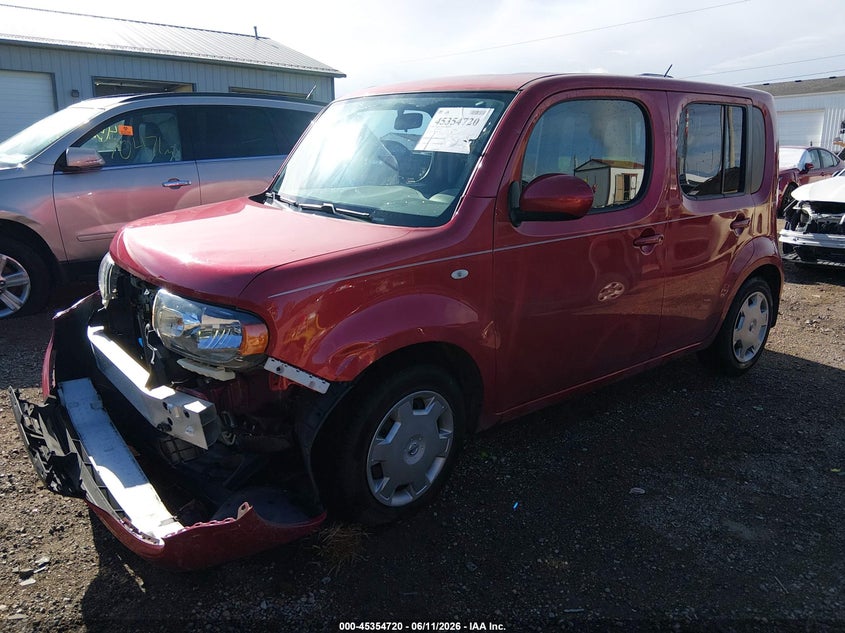 2011 Nissan Cube VIN JN8AZ2KR9BT206988 IAAI salvage auction — FRONT END, Clear (Indiana), sold $975 on 2026-07-22 (photo 6)
