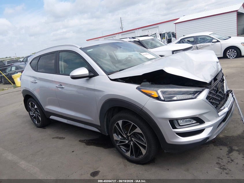 2019 Hyundai Tucson VIN KM8J3CAL4KU890001 IAAI salvage auction — FRONT END, Salvage Title, sold $3,350 on 2026-07-19 (photo 1)