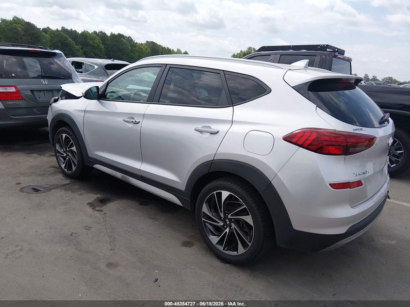 2019 Hyundai Tucson VIN KM8J3CAL4KU890001 IAAI salvage auction — FRONT END, Salvage Title, sold $3,350 on 2026-07-19 (photo 3)