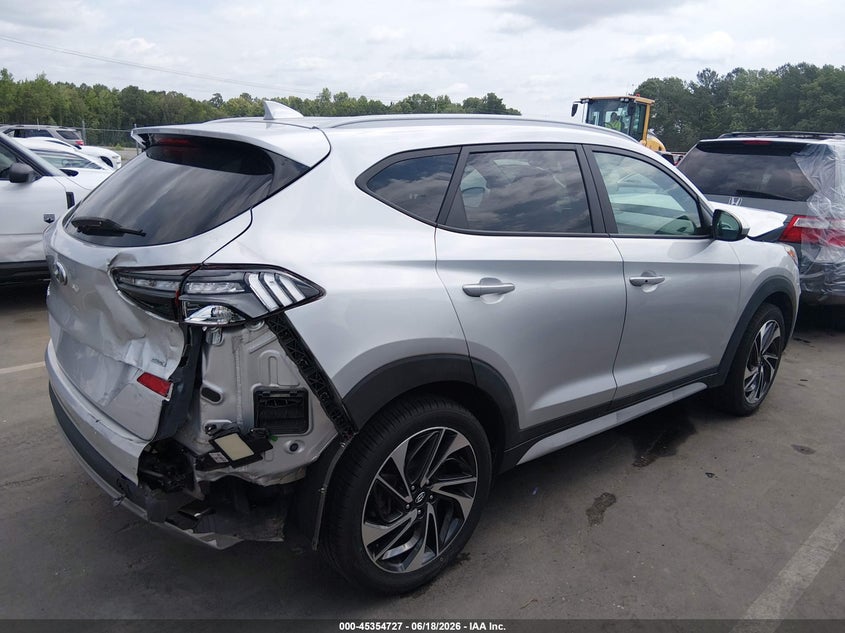 2019 Hyundai Tucson VIN KM8J3CAL4KU890001 IAAI salvage auction — FRONT END, Salvage Title, sold $3,350 on 2026-07-19 (photo 4)