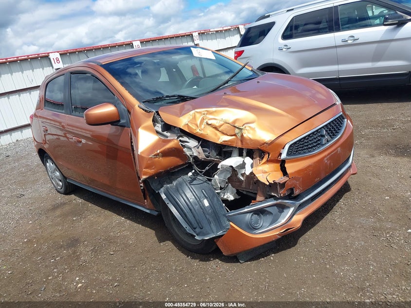 2017 Mitsubishi Mirage VIN ML32A3HJ9HH008389 IAAI salvage auction — NORMAL WEAR, Salvage Title, sold $25 on 2026-07-28 (photo 1)