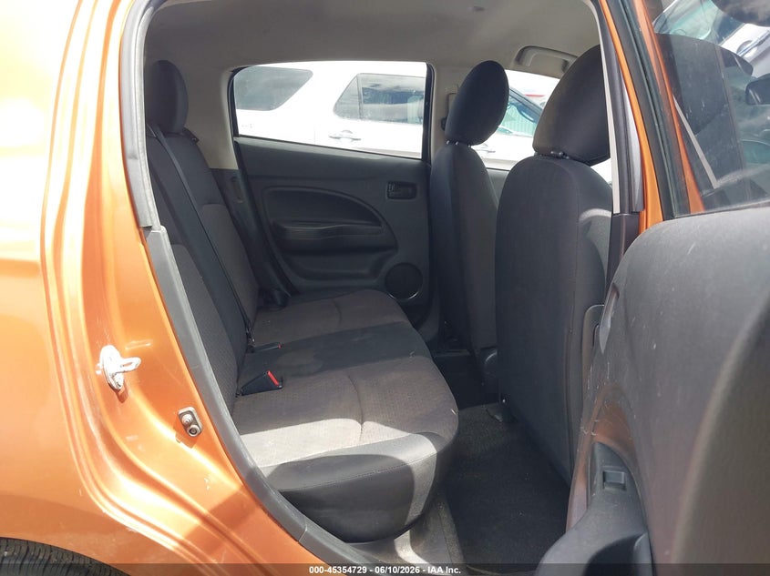 2017 Mitsubishi Mirage VIN ML32A3HJ9HH008389 IAAI salvage auction — NORMAL WEAR, Salvage Title, sold $25 on 2026-07-28 (photo 8)