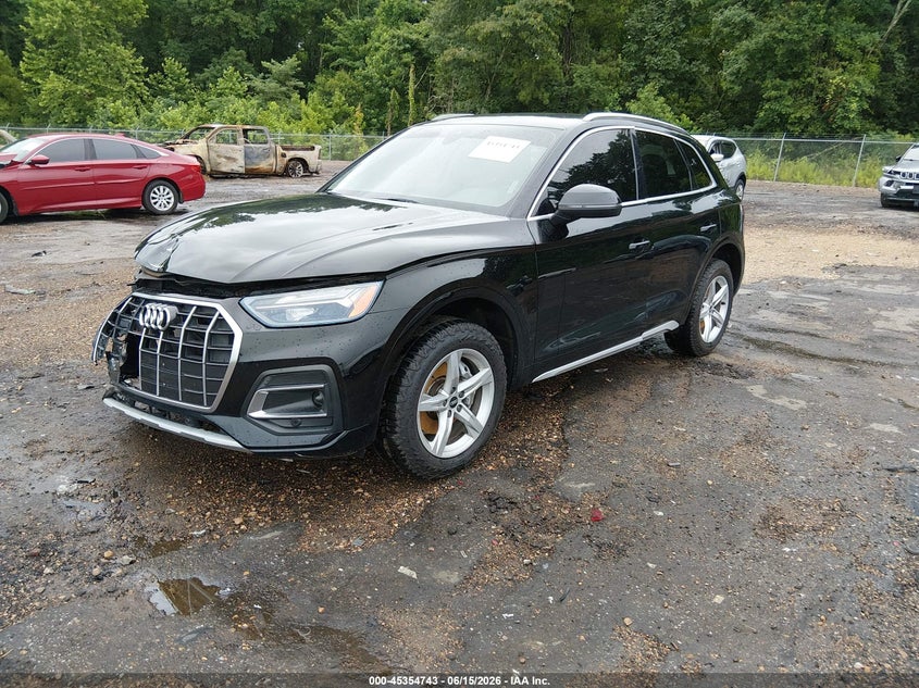 2021 Audi Q5 VIN WA1AAAFY9M2002533 IAAI salvage auction — FRONT END, Salvage (Mississippi), sold $6,450 on 2026-07-24 (photo 2)