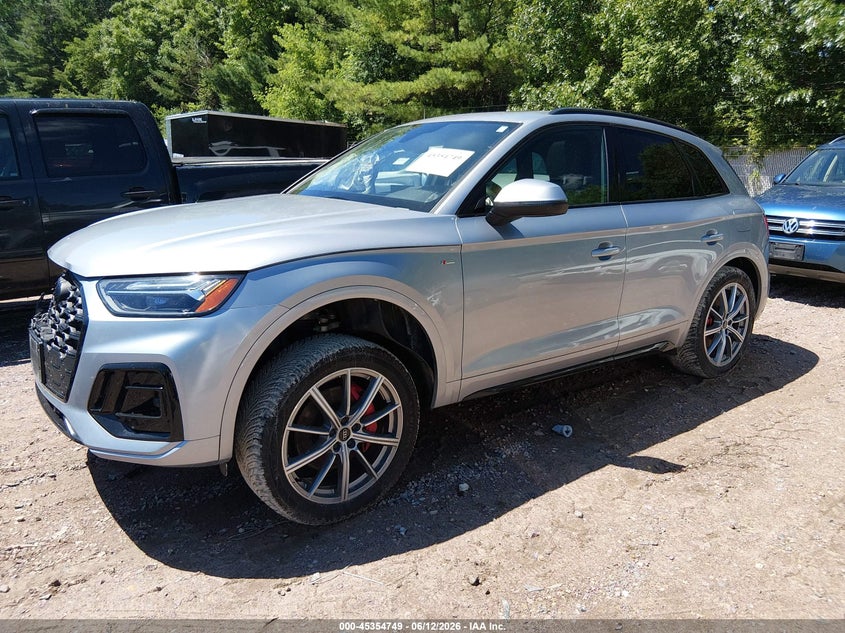 2024 Audi Q5 VIN WA1E2AFY3R2139764 IAAI salvage auction — FRONT END, Salvage Title, sold $17,500 on 2026-07-15 (photo 2)