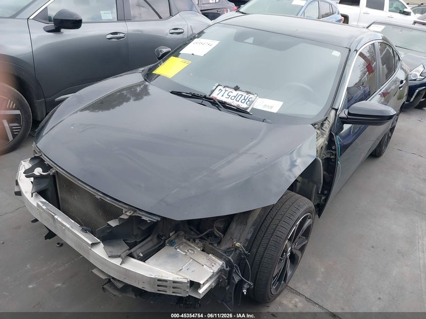 2020 Honda Civic VIN 2HGFC2F82LH535097 IAAI salvage auction — FRONT END, Salvage Title, sold $3,900 on 2026-07-12 (photo 2)