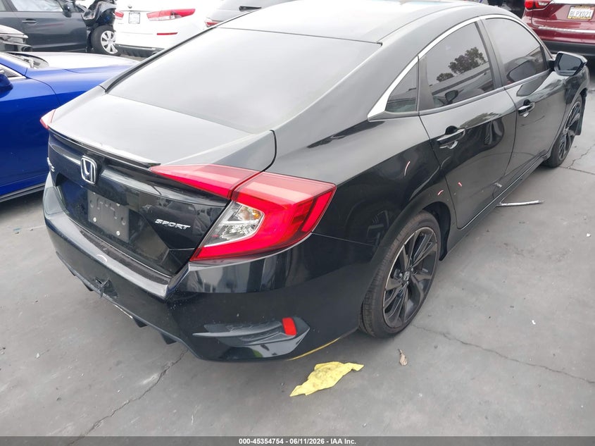 2020 Honda Civic VIN 2HGFC2F82LH535097 IAAI salvage auction — FRONT END, Salvage Title, sold $3,900 on 2026-07-12 (photo 4)