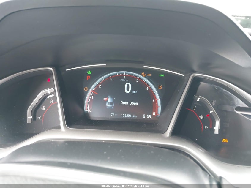 2020 Honda Civic VIN 2HGFC2F82LH535097 IAAI salvage auction — FRONT END, Salvage Title, sold $3,900 on 2026-07-12 (photo 7)
