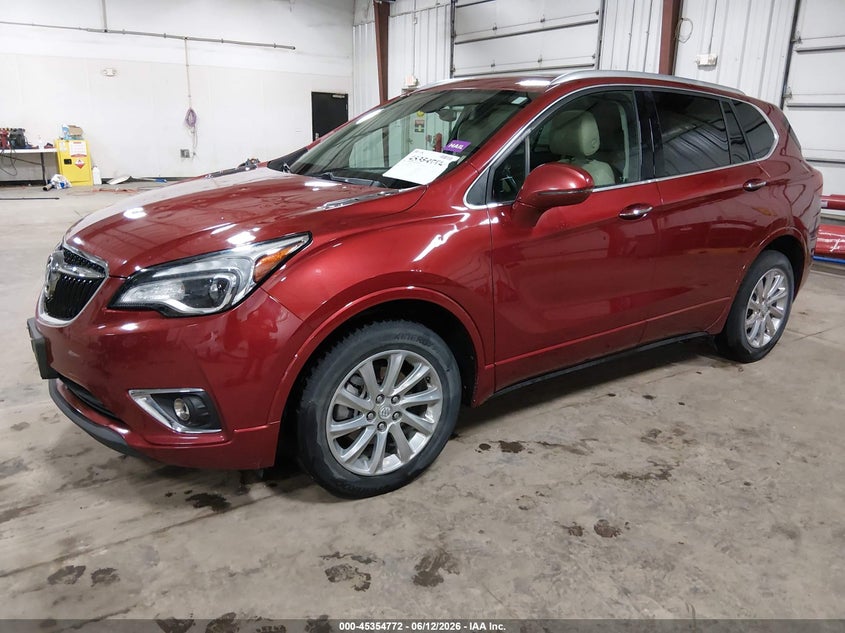 2020 Buick Envision VIN LRBFX2SA8LD088427 IAAI salvage auction — HAIL, Salvage (Iowa), sold $100 on 2026-07-28 (photo 2)