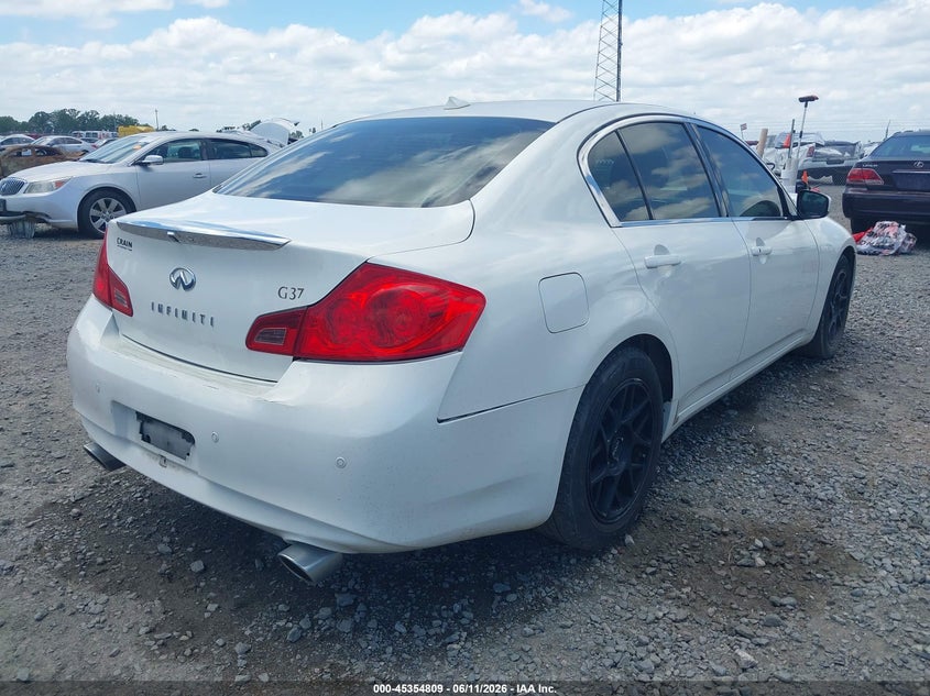 2013 Infiniti G VIN JN1CV6AP6DM725911 IAAI salvage auction — FRONT END, Salvage (Arkansas), sold $800 on 2026-07-22 (photo 4)