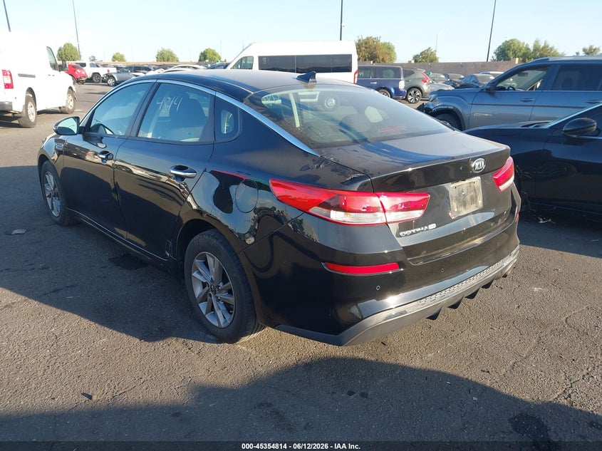 2020 Kia Optima VIN 5XXGT4L38LG394319 IAAI salvage auction — LEFT SIDE, Salvage Title, sold $1,950 on 2026-07-31 (photo 3)