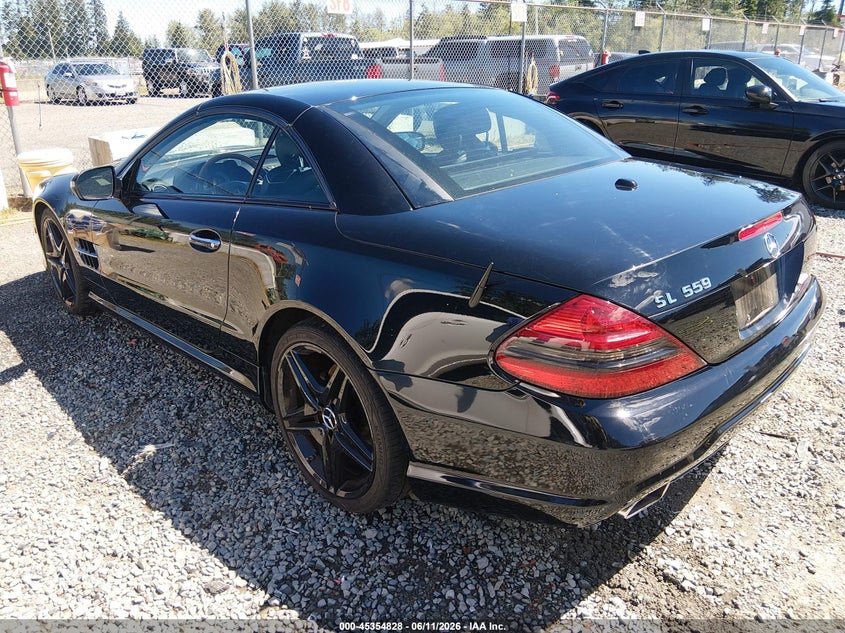 2009 Mercedes-benz Sl-class VIN WDBSK71F39F152975 IAAI salvage auction — FRONT END, Bill Of Sale (Washington), sold $3,550 on 2026-07-22 (photo 3)
