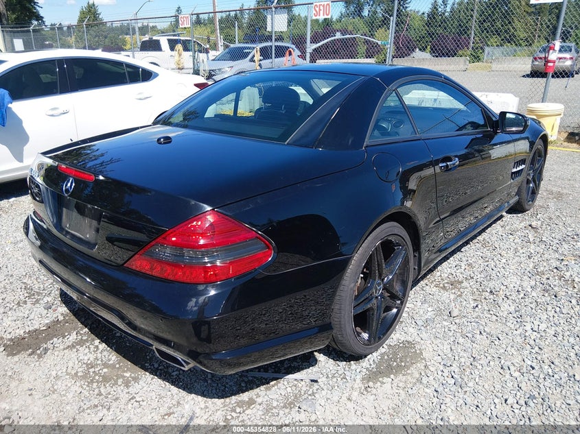 2009 Mercedes-benz Sl-class VIN WDBSK71F39F152975 IAAI salvage auction — FRONT END, Bill Of Sale (Washington), sold $3,550 on 2026-07-22 (photo 4)