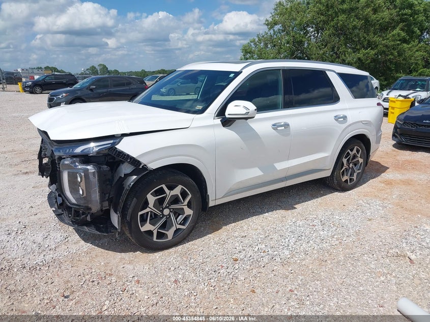 2022 Hyundai Palisade VIN KM8R7DHE1NU425135 IAAI salvage auction — FRONT END, Salvage (Missouri), sold $6,300 on 2026-07-30 (photo 2)