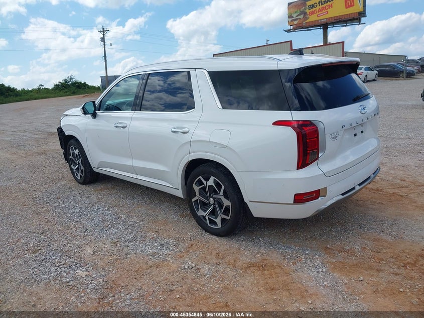 2022 Hyundai Palisade VIN KM8R7DHE1NU425135 IAAI salvage auction — FRONT END, Salvage (Missouri), sold $6,300 on 2026-07-30 (photo 3)