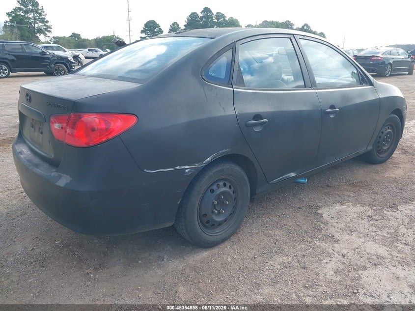 2009 Hyundai Elantra VIN KMHDU46D59U720340 IAAI salvage auction — FRONT END, Original (Texas), sold $125 on 2026-07-09 (photo 4)