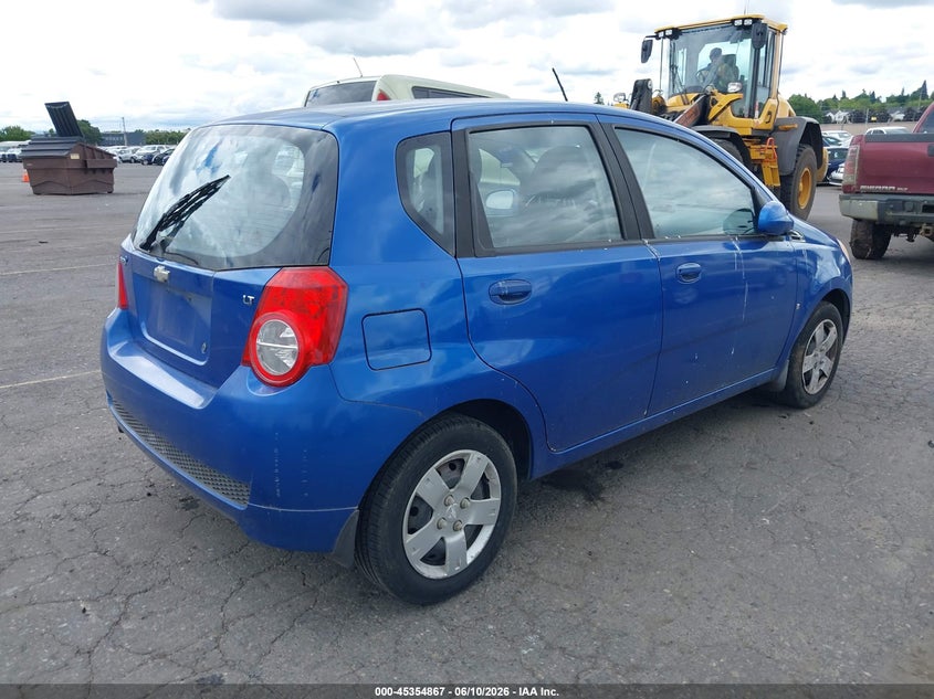 2009 Chevrolet Aveo VIN KL1TD66E99B306078 IAAI salvage auction — NORMAL WEAR, Clear-Dealer Only (Arizona), sold $25 on 2026-07-30 (photo 4)