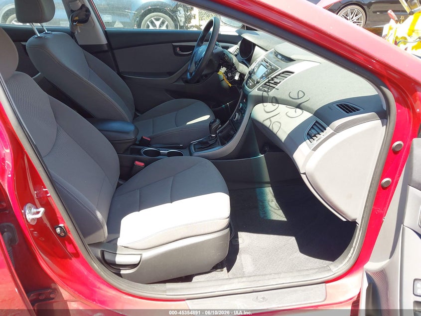 2015 Hyundai Elantra VIN KMHDH4AE3FU252169 IAAI salvage auction — THEFT, Salvage (California), sold $825 on 2026-07-16 (photo 5)