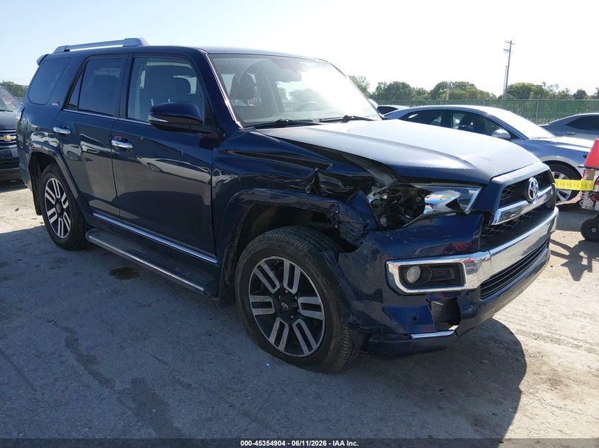 2017 Toyota 4runner VIN JTEBU5JR7H5469989 IAAI salvage auction — FRONT END, Salvage Title, sold $14,250 on 2026-08-21 (photo 1)