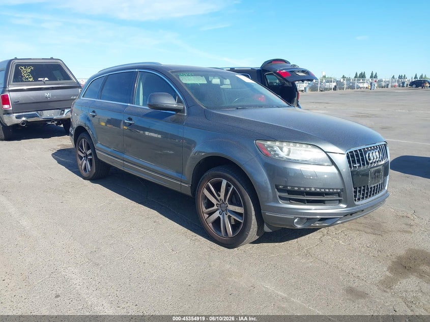 2015 Audi Q7 VIN WA1LGAFE7FD003796 IAAI salvage auction — LEFT REAR, Salvage Title, sold $1,300 on 2026-07-22 (photo 1)