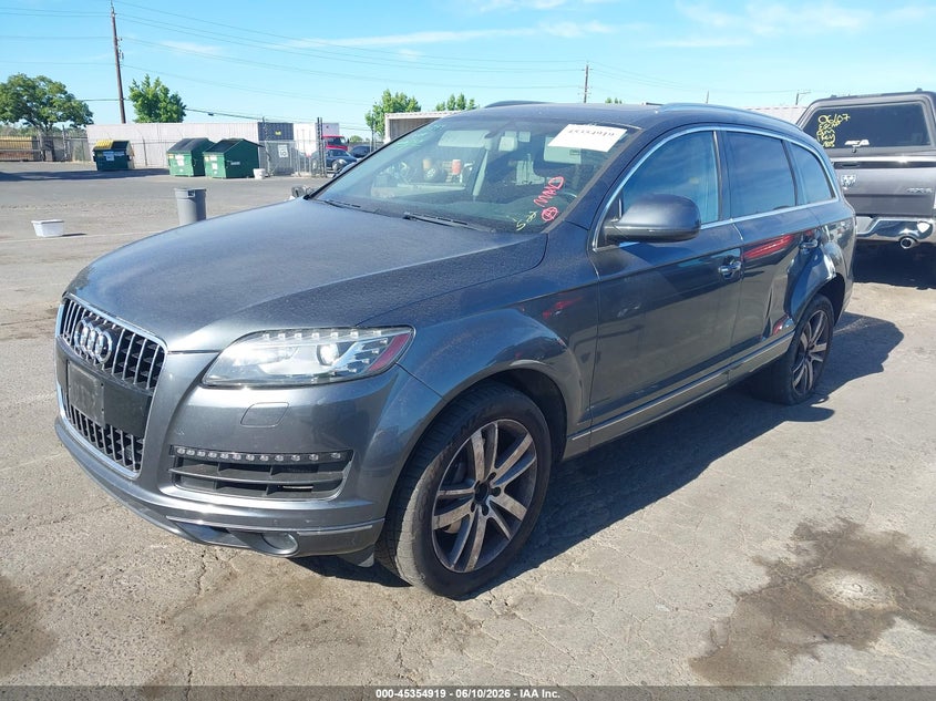 2015 Audi Q7 VIN WA1LGAFE7FD003796 IAAI salvage auction — LEFT REAR, Salvage Title, sold $1,300 on 2026-07-22 (photo 2)