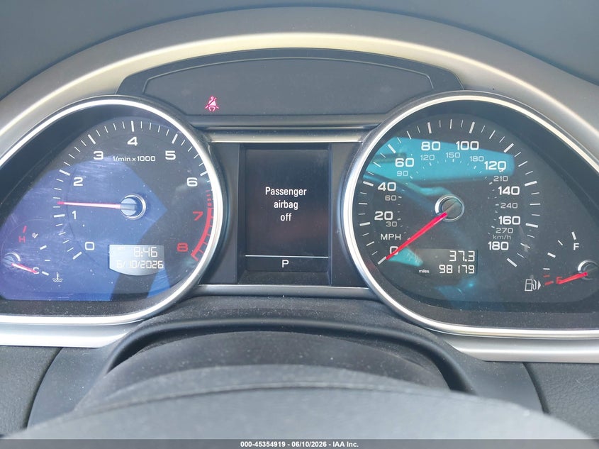 2015 Audi Q7 VIN WA1LGAFE7FD003796 IAAI salvage auction — LEFT REAR, Salvage Title, sold $1,300 on 2026-07-22 (photo 7)