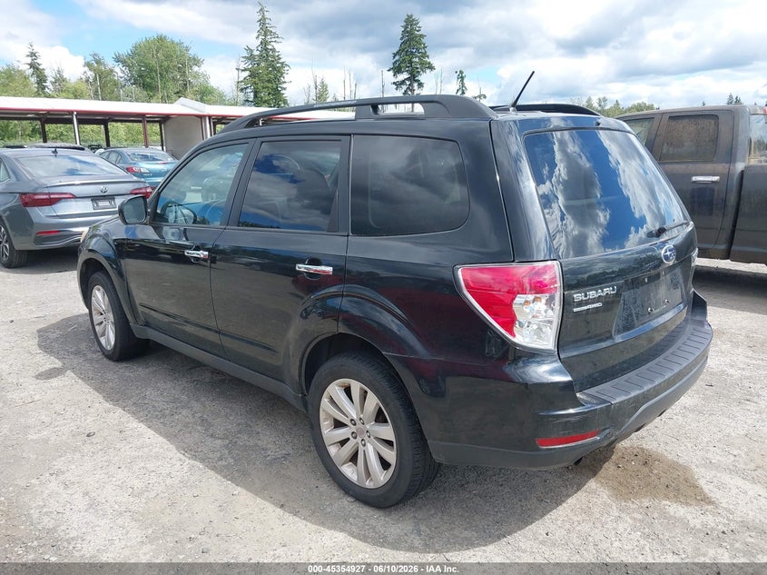 2012 Subaru Forester VIN JF2SHADC1CH436360 IAAI salvage auction — LEFT REAR, Clear (Washington), sold $750 on 2026-07-08 (photo 3)