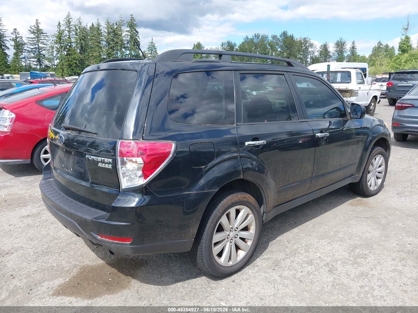 2012 Subaru Forester VIN JF2SHADC1CH436360 IAAI salvage auction — LEFT REAR, Clear (Washington), sold $750 on 2026-07-08 (photo 4)