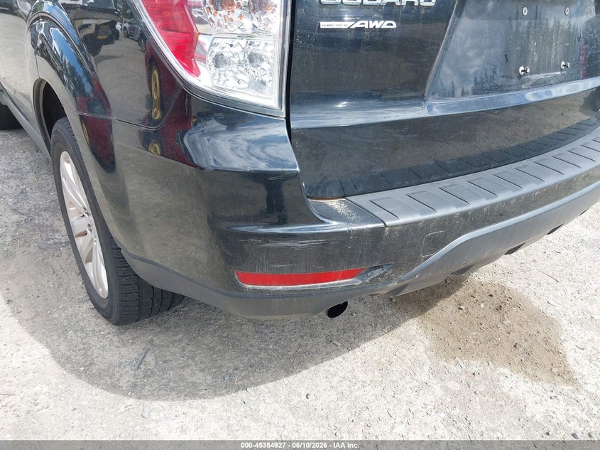2012 Subaru Forester VIN JF2SHADC1CH436360 IAAI salvage auction — LEFT REAR, Clear (Washington), sold $750 on 2026-07-08 (photo 6)
