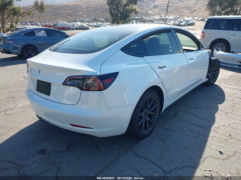 2023 Tesla Model 3 VIN 5YJ3E1EA4PF706504 IAAI salvage auction — FRONT END, Salvage (California), sold $8,700 on 2026-07-10 (photo 4)