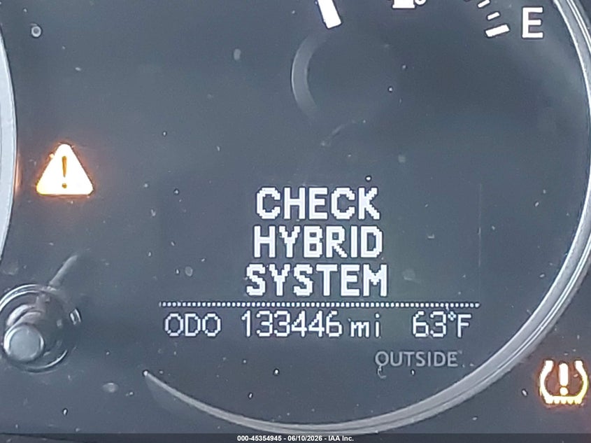 2013 Lexus Ct VIN JTHKD5BHXD2138005 IAAI salvage auction — RIGHT FRONT, Salvage Title, sold $1,550 on 2026-07-09 (photo 7)