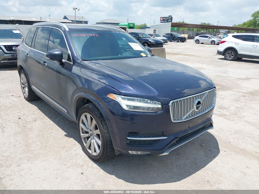 2017 Volvo Xc90 VIN YV4A22PL7H1179120 IAAI salvage auction — REAR END, Salvage (Texas), sold $1,600 on 2026-07-29 (photo 1)