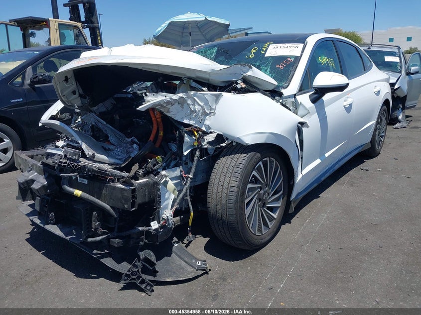 2025 Hyundai Sonata VIN KMHL54JJ1SA118158 IAAI salvage auction — FRONT END, Salvage Title, sold $2,650 on 2026-07-17 (photo 2)